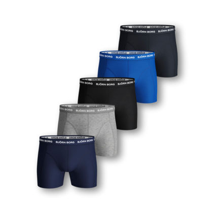 Boxer BB cotton 5-p  /S  underwear Björn Borg