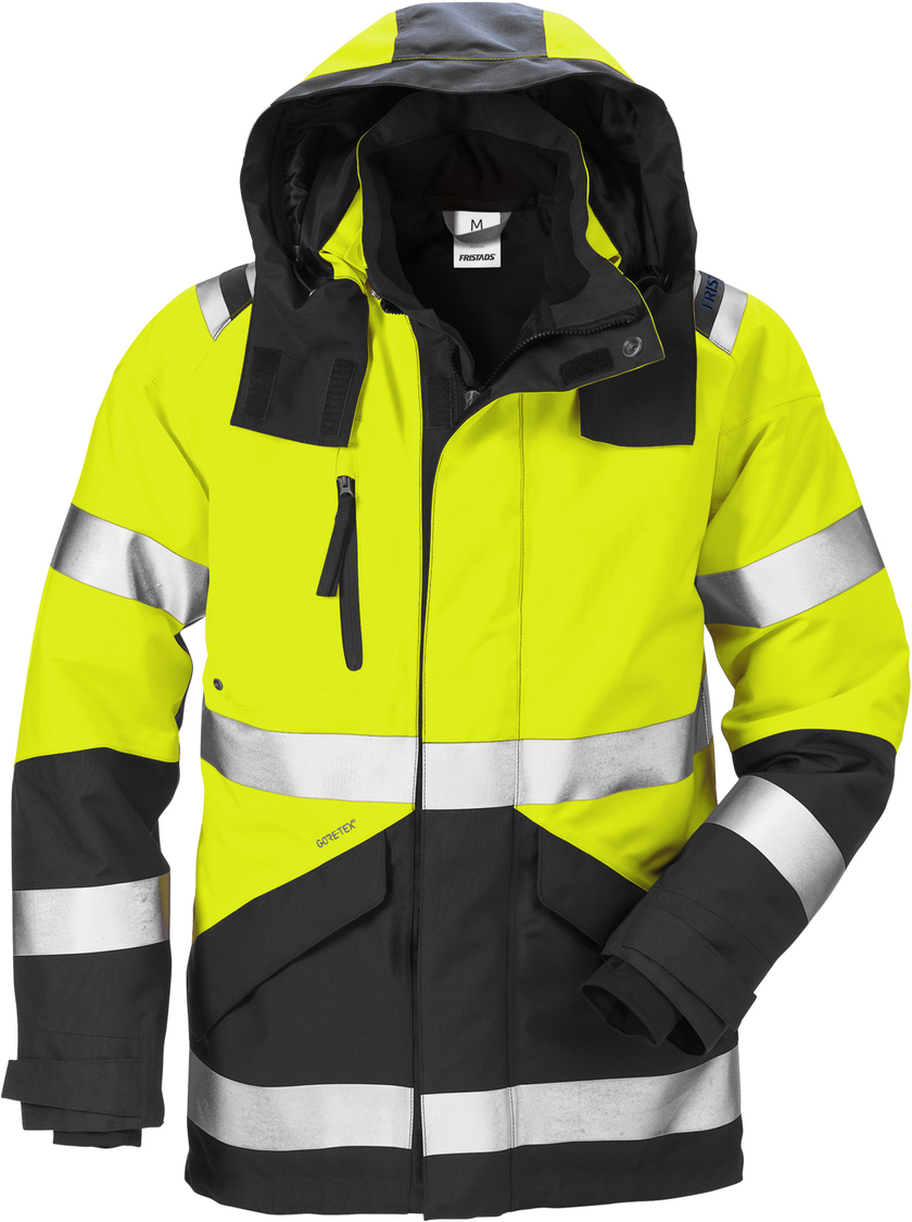 JACKA GORE-TEX VARSEL 4988 GXB VARSELGUL/SVART STL L