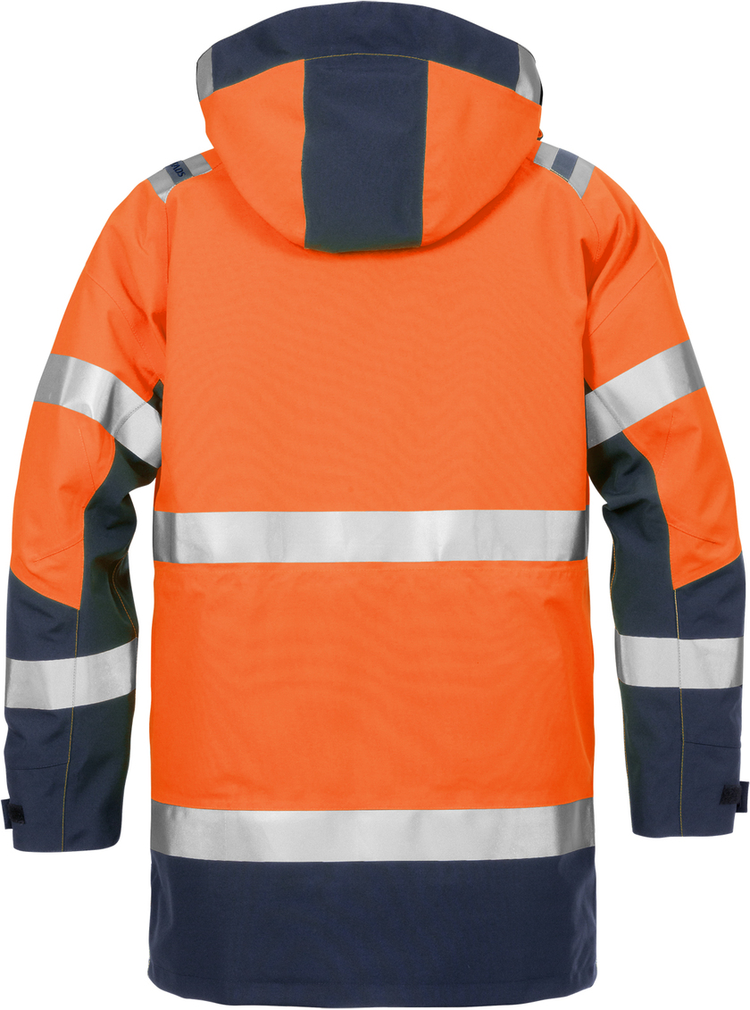 VINTERPARKAS VARSEL 4989 GXB VARSELORANGE/MARIN STL XS