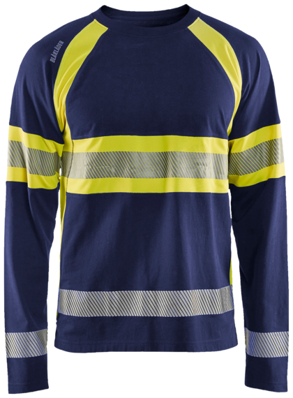 T-SHIRT 35101030 MARIN/GUL 3XL BLÅKLÄDER