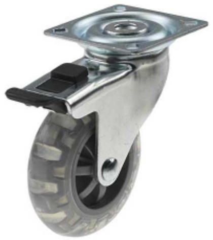 LÄNKHJUL INLINE MED BROMS 75MM