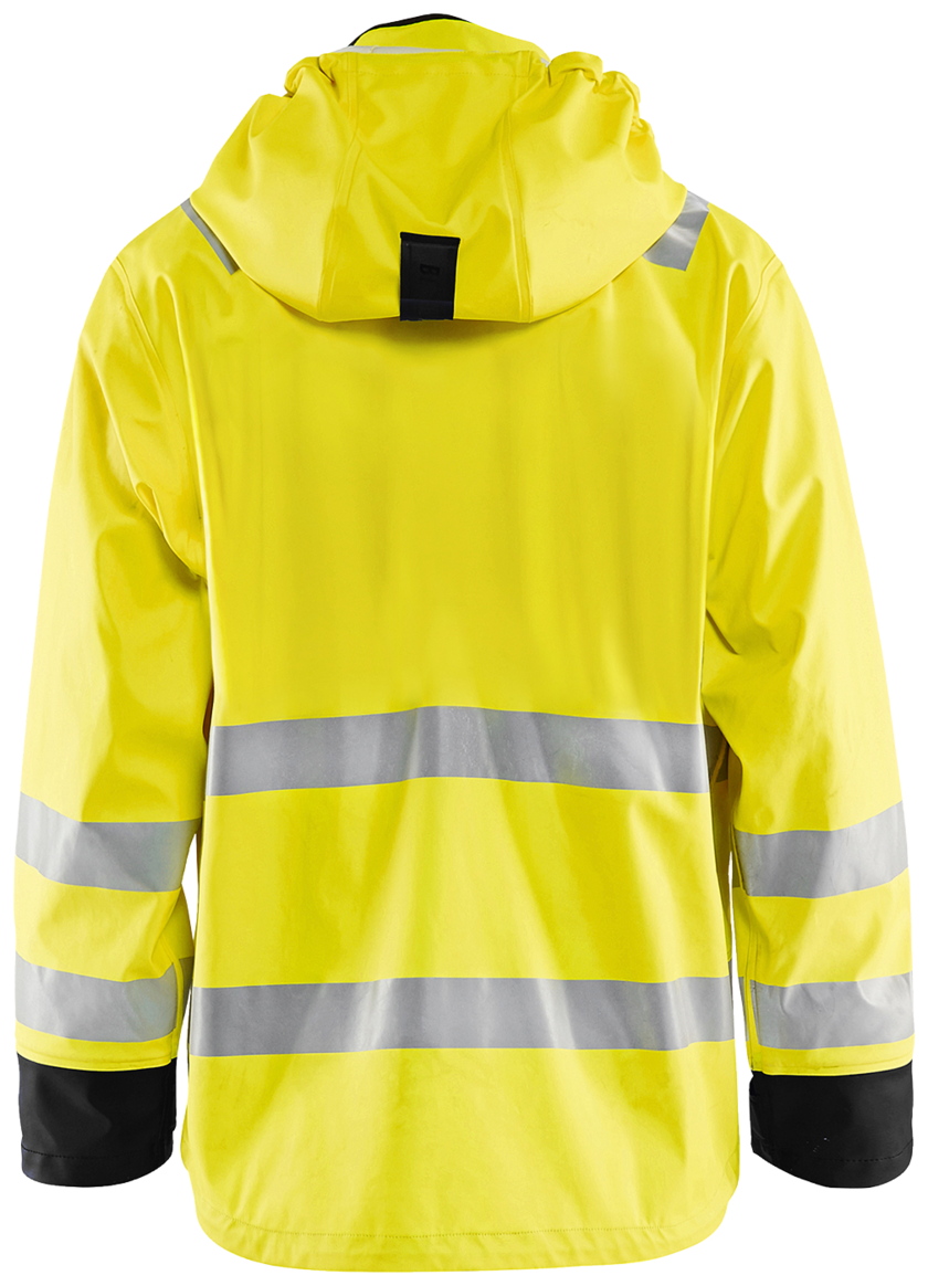 REGNJACKA 43272005 GUL/SVA 3XL