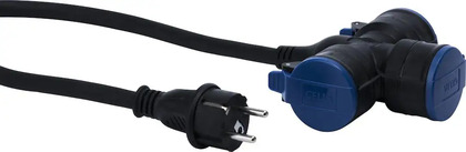 Grenuttag 3-vägs IP44 0,5m