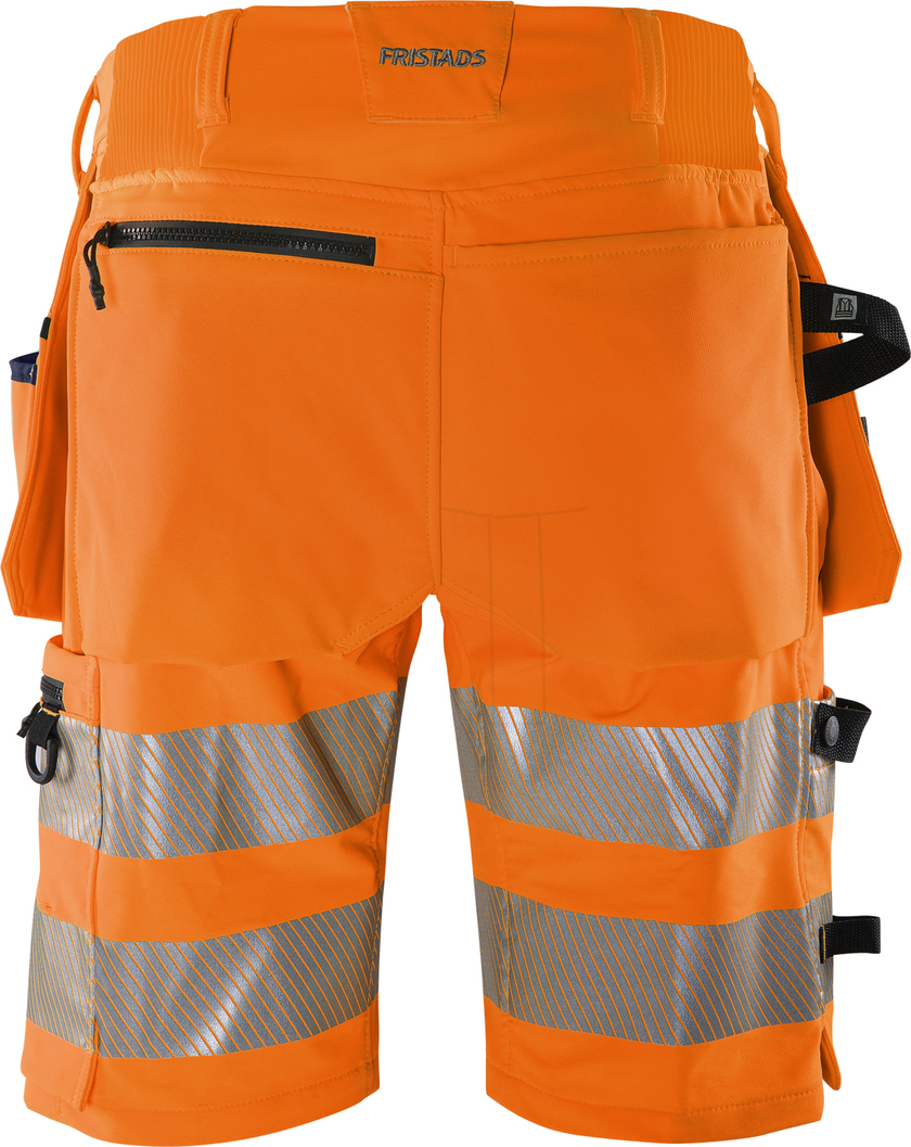 SHORTS 2646 GSTP GREEN VARSEL VARSELORANGE/MARINBLÅ STL C50