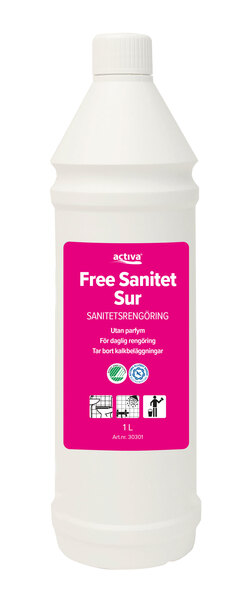 SANITETSRENT FREE ACTIVA 1L