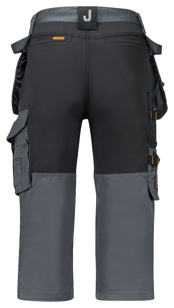 Piratbyxa golvläggare D100 Mörkgrån/Sv stretch