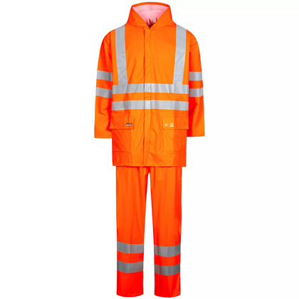 REGNSET VARSEL LR552-05 ORANGE XS PU 190G/M2