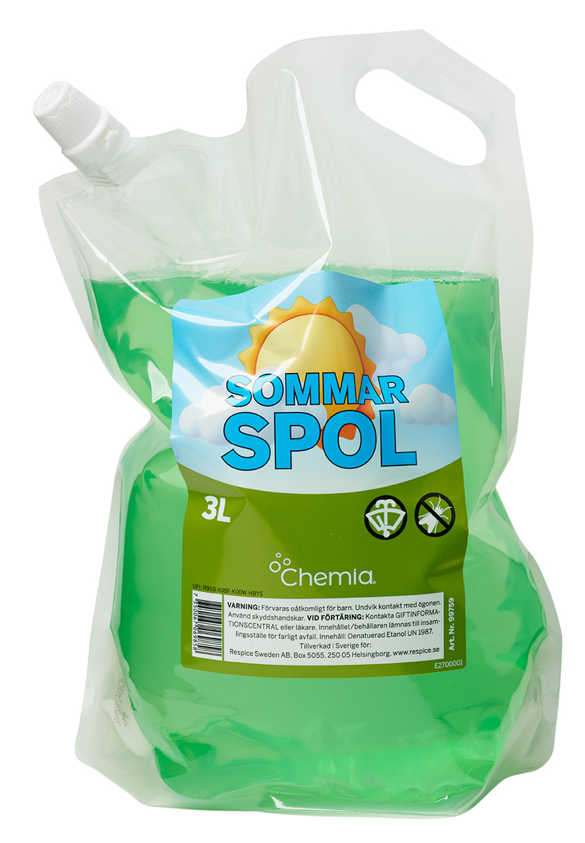 Spolarvätska sommar 3l Färdigblandad
