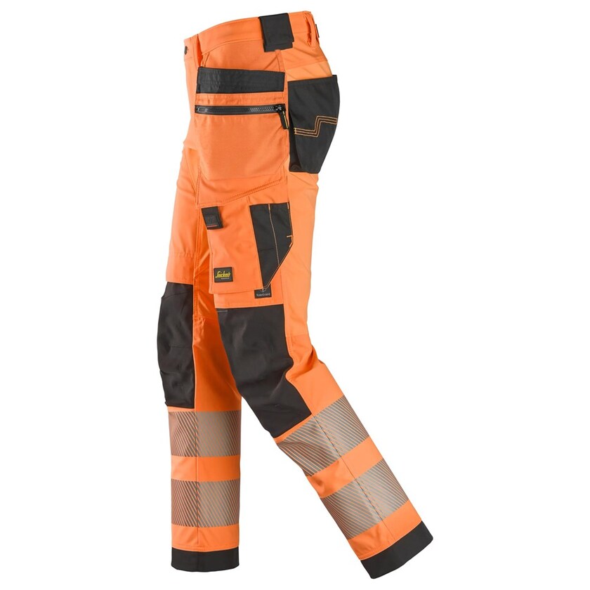 ARBETSBYXA 4STR HF HV KL2 ORANGE/SVART STL: 150