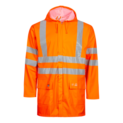 MF Regnjacka S Hi-Viz Orange MF Hi-Viz Regnjacka