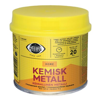 Spackel kemisk metall 460ml PP