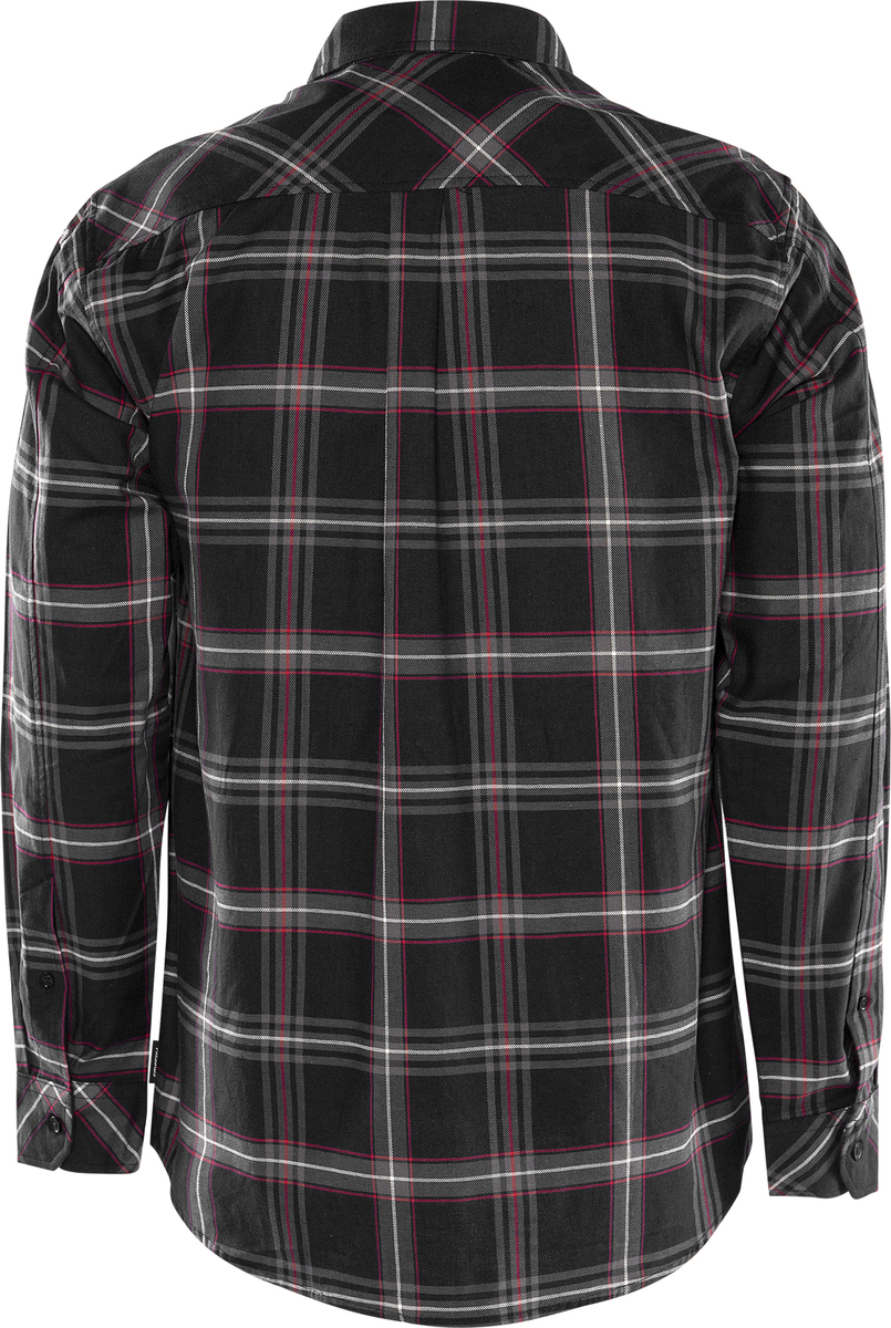 FLANELLSKJORTA 7421 MSF SVART STL 3XL