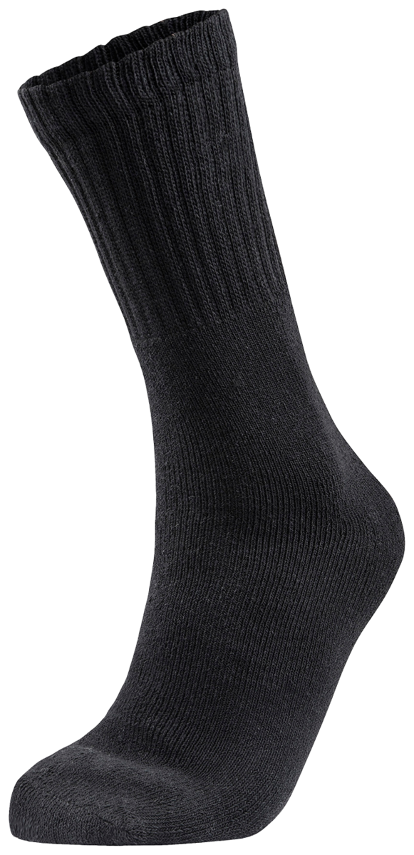 Cotton sock Allround Svart 45- 80% Bomull, 19% Polyester, 1%