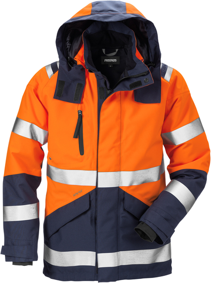 JACKA GORE-TEX VARSEL 4988 GXB VARSELORANGE/MARIN STL 3XL
