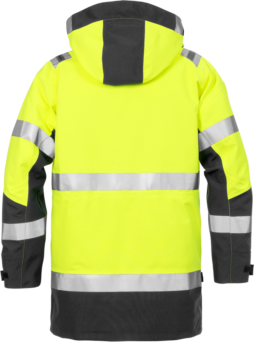 VINTERPARKAS VARSEL 4989 GXB VARSELGUL/SVART STL 2XL