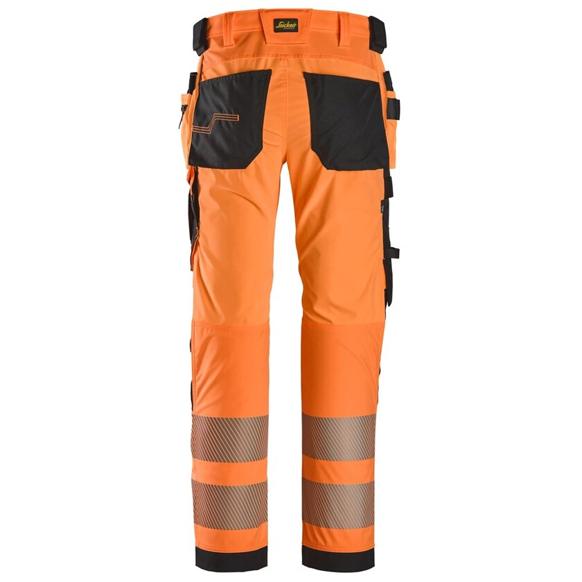 ARBETSBYXA 4STR HF HV KL2 ORANGE/SVART STL: 150