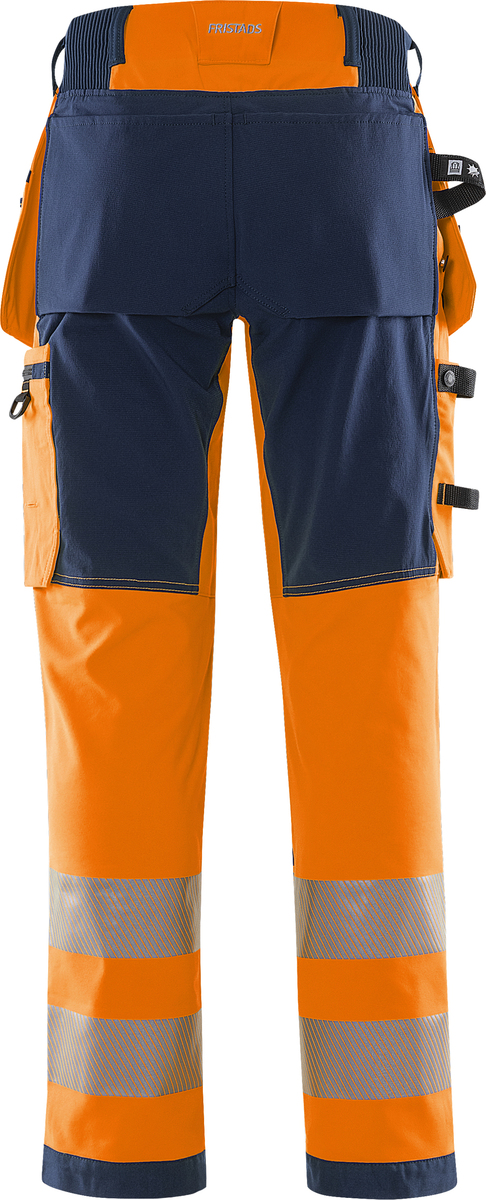 HANTVERKARBYXA 2644 GSTP KL 1 VARSELORANGE/MARINBLÅ STL C56