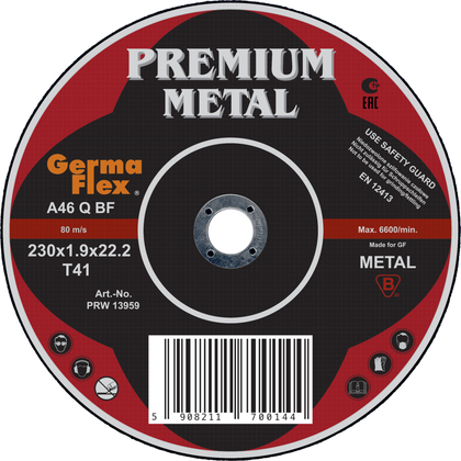 KAPSKIVA METALL 230X1,9X2 2,2MM