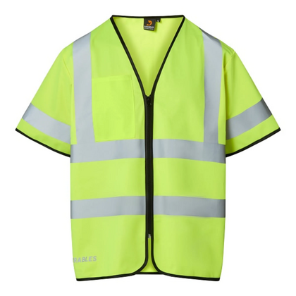 Varselväst blixtlås, klass 3 3XL