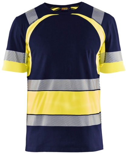 T-SHIRT 34211030 MARIN/GUL 3XL BLÅKLÄDER