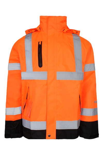 FOX Arbetsjacka 5XL Hi-Viz ora Hi-Viz Orange/Svart 5XL