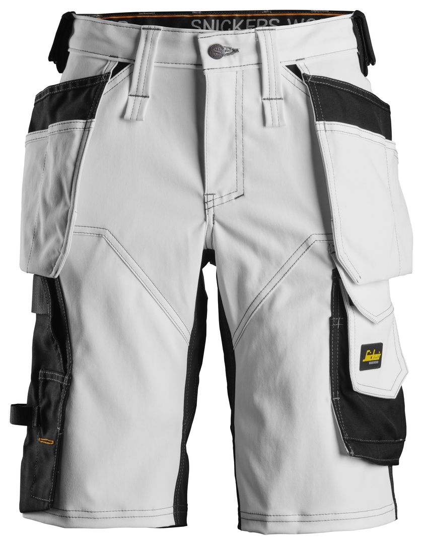 Shorts stretch Dam HF Vit/Svar t Stl: 032