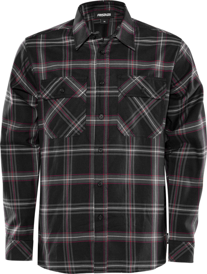 FLANELLSKJORTA 7421 MSF SVART STL 3XL