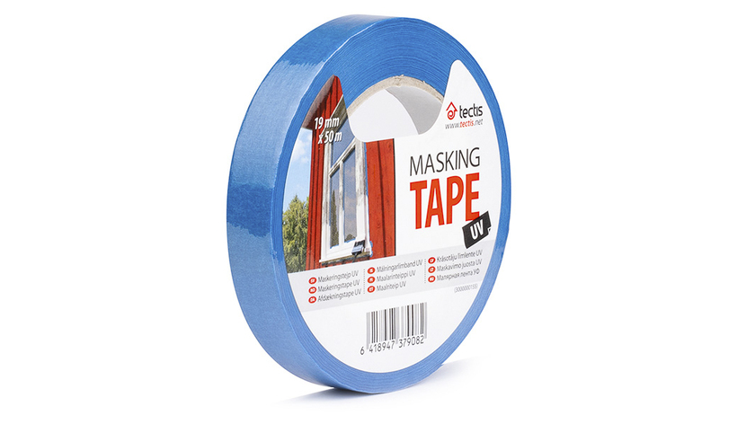Maskeringstejp uv blå 30mmx50m Tectis 32 RL/FP