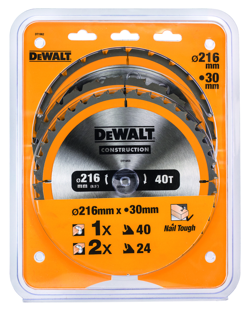 Klingpaket DT1962-QZ 216X30MM 3-pack TRÄ