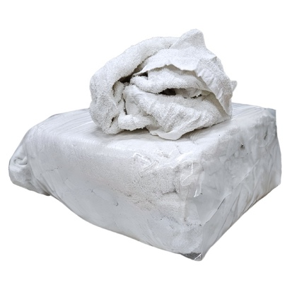 Vita trasor frotté Prima 100%  bomull, 10kg/bal