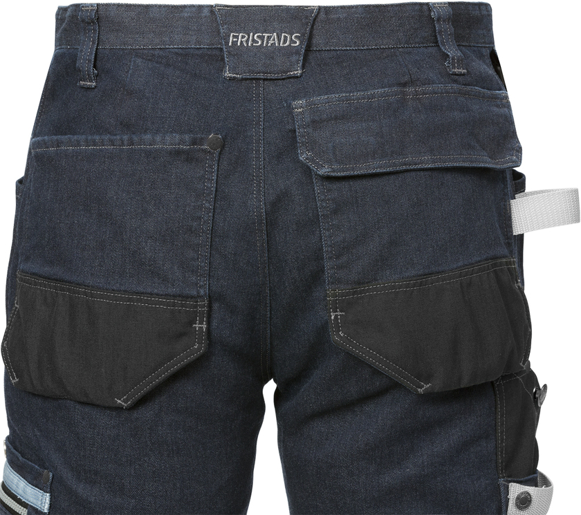 STRETCHJEANS HANTVERK 2131 DCS INDIGOBLÅ STL C150