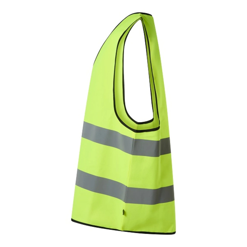Varselväst blixtlås, klass 2 L/XL