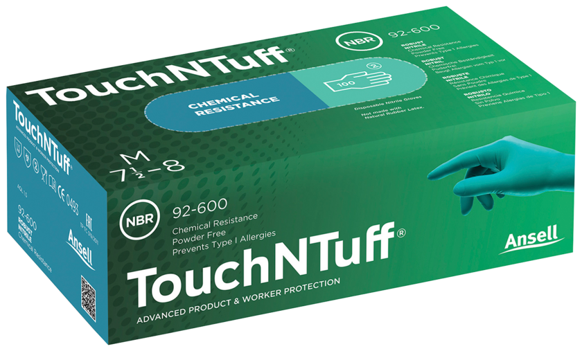 HANDSKE TOUCH & TUFF 92-600 NITRIL 8