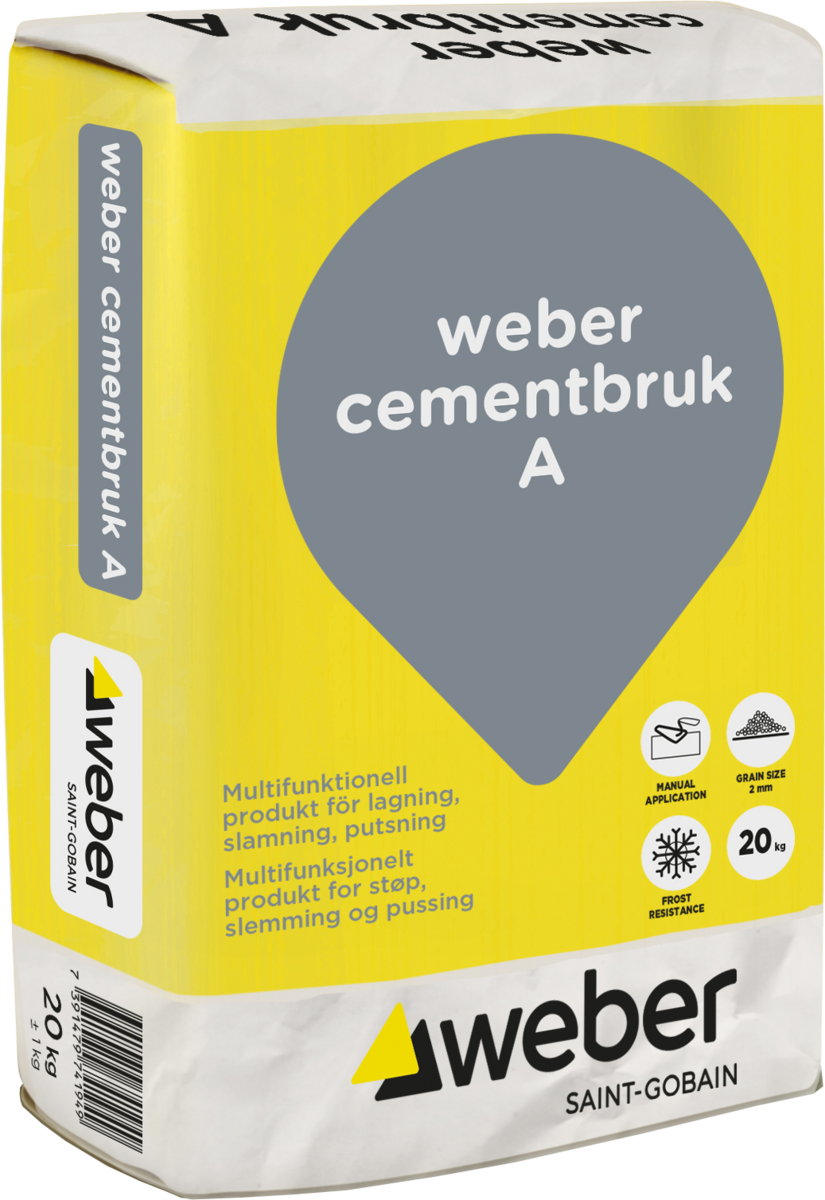 Cementbruk A 25kg Weber