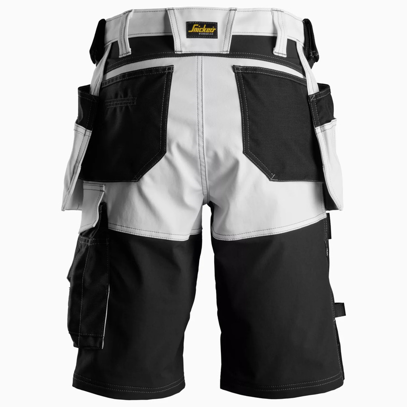 Shorts stretch Dam HF Vit/Svar t Stl: 032