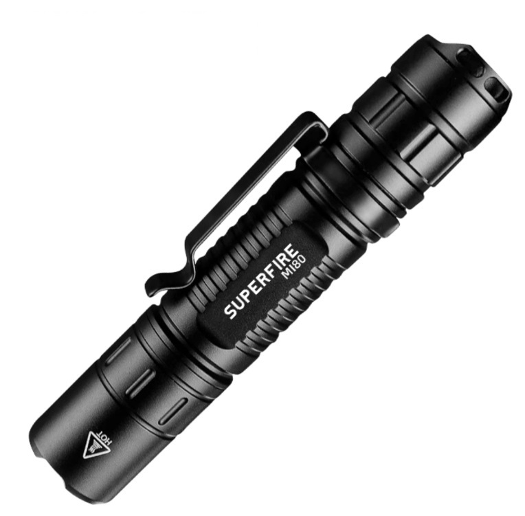 Superfire MI80 laddbar ficklam pa 1100 lum