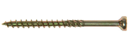 Listskruv vit lack 3,0x42mm 250p Gunnebo