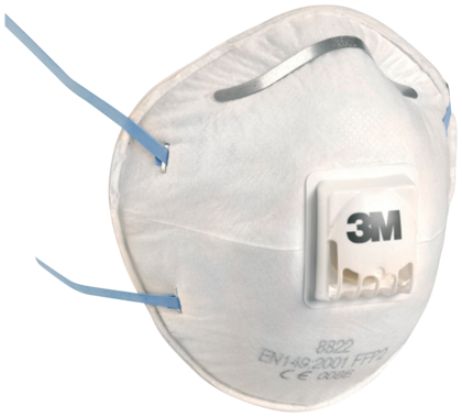 FILTRERANDE HALVMASK 3M 8822F KLASS FFP2 NR D-V