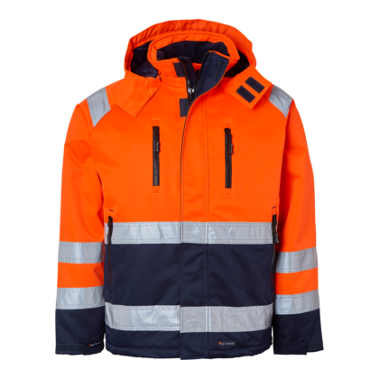 Vinterjacka Varsel orang/marin  S