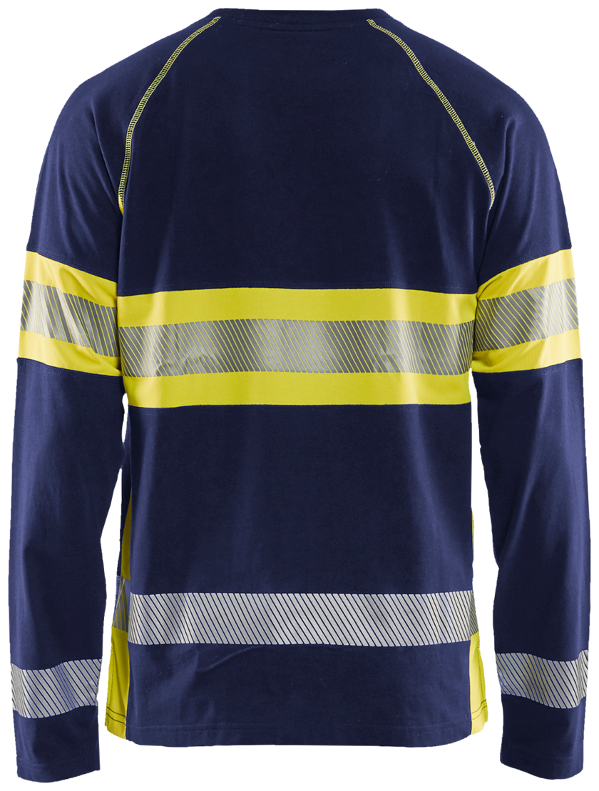 T-SHIRT 35101030 MARIN/GUL 3XL BLÅKLÄDER