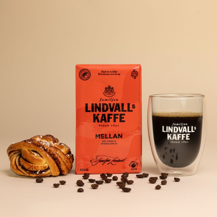 Kaffe Lindvalls mellanrost 450g