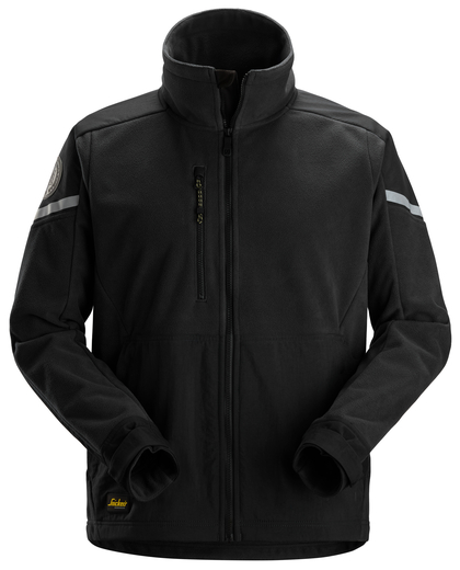 FLEECEJACKA WINDBLOCKER SVART STL: XXXL