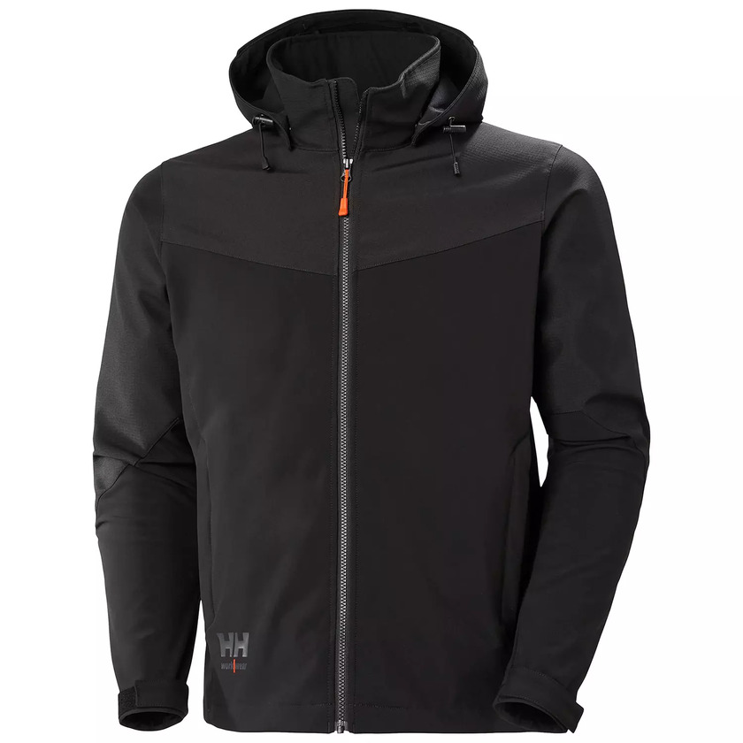 VINTERJACKA 74291 OXFORD SOFTSHELL SVART M