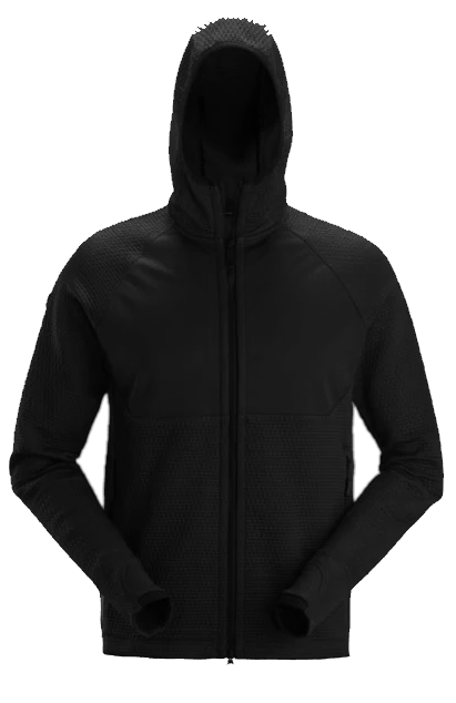 Hoodie helzip FW Svart STL: XS