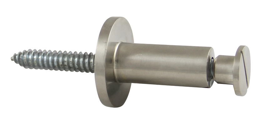 LEDSTÅNGSBESLAG MILLERS MATT N ICKEL 140MM STIFT