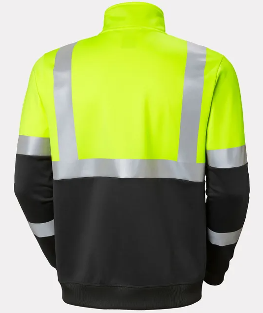 SWEATSHIRT HELZIP ADDVIS XS VARSEL GUL KL1