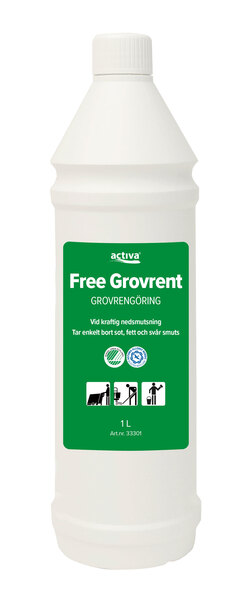 GROVRENGÖRINGSMEDEL FREE ACTIV A 1L