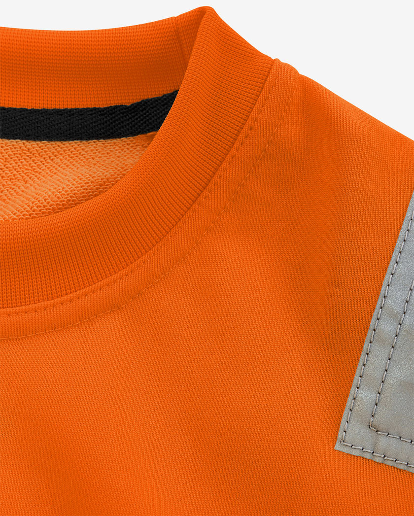 SWEATSHIRT VARSEL 7446 SHV VARSELORANGE STL 4XL