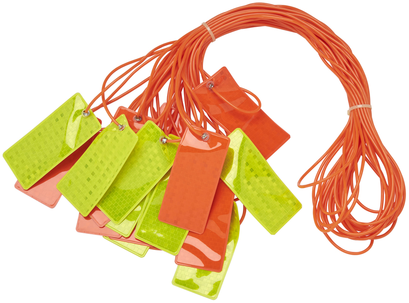 AVSPÄRRNINGSLINA MED REFLEXER ORANGE 25M