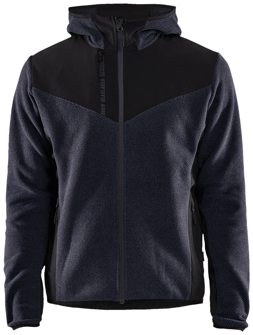 JACKA STICKAD SOFTSHELL 5940 2537 M MARINBLÅ/SVART L